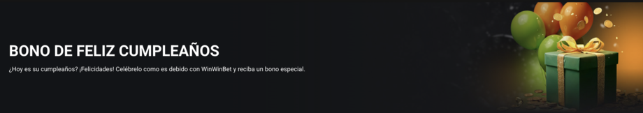 winwinbet casino bono cumpleaños