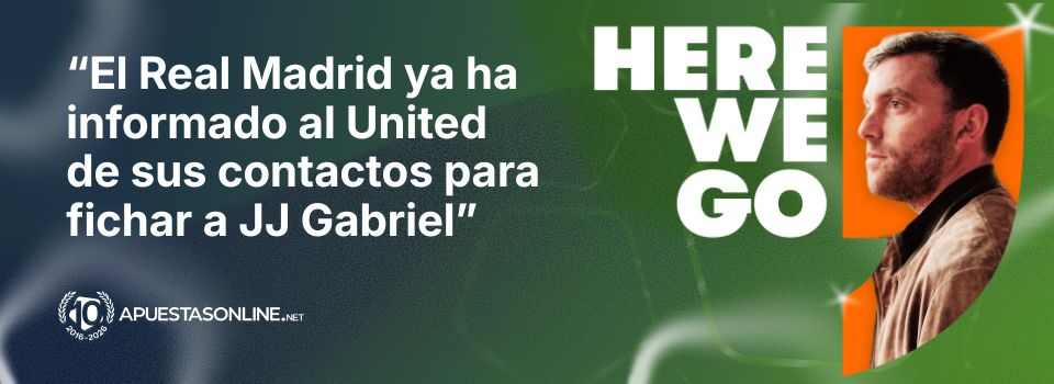 Imagen cita de Frabrizio Romano: Real Madrid ya ha informado al United de contactos para el fichaje de JJ Gabriel