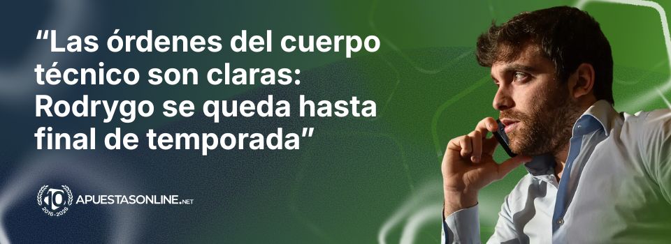 Imagen cita de Frabrizio Romano: Rodrygo se queda hasta final de temporada