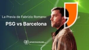 Imagen destacada previa fabrizio romano PSG vs Barcelona Champions League 2026-2027