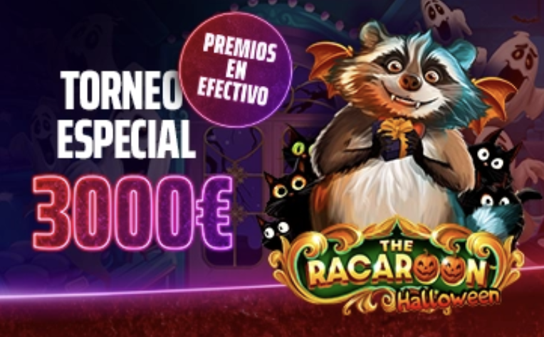 sportium casino promocion halloween torneo especial racaroon